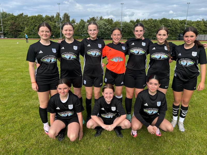 U14 girls secured a strong victory against Raphoe.