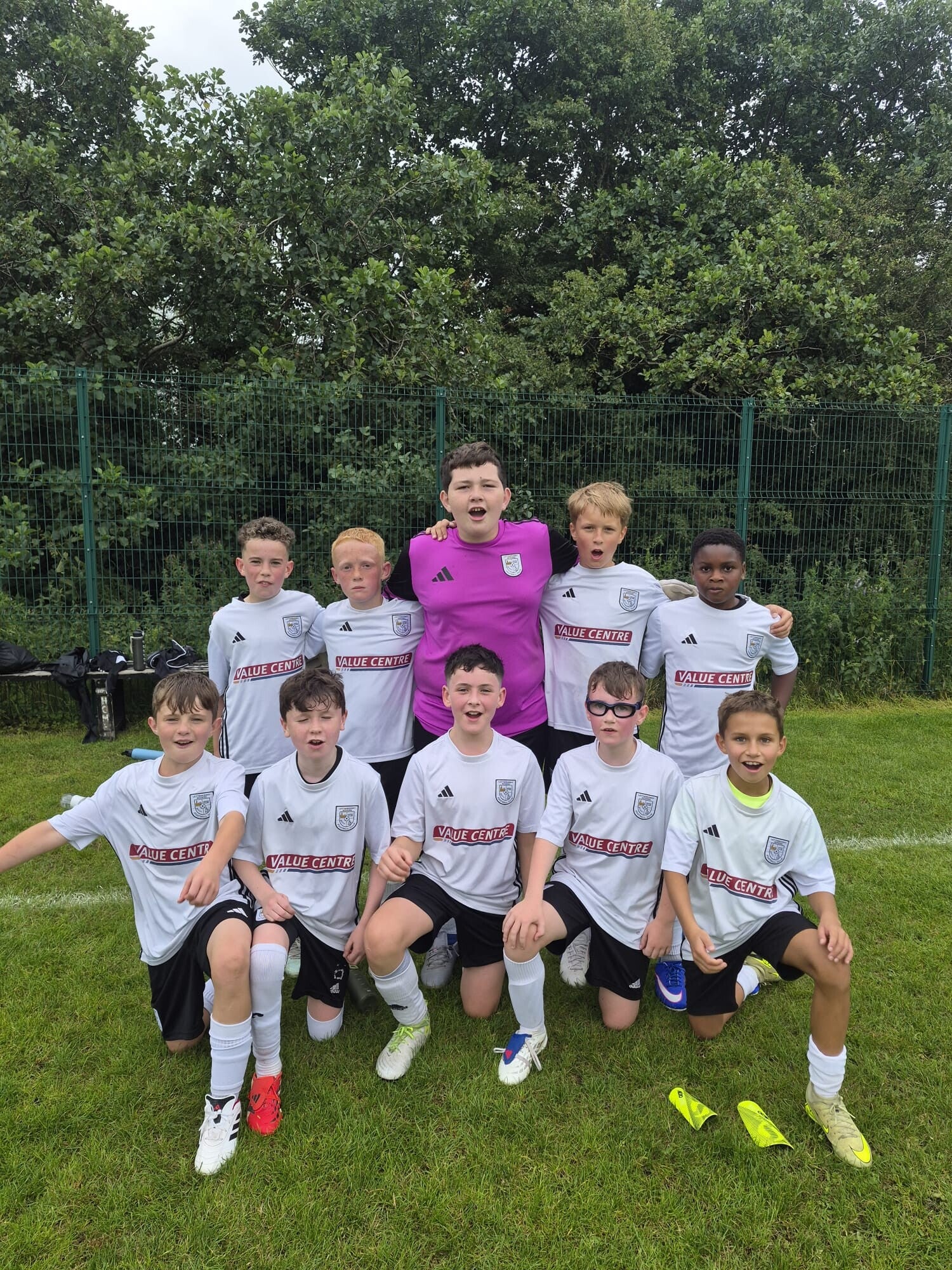 U12 Athletic team photo from mid week action against Ballyraine