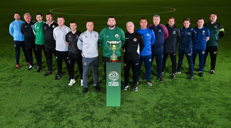 Managers from the 15 teams that are part of the new FAI National League starting on 29th August 2026