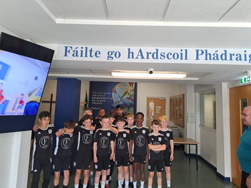 U12s in Monaghan for the SFAI round 2 game against Carrick Rovers on 17th October 2026