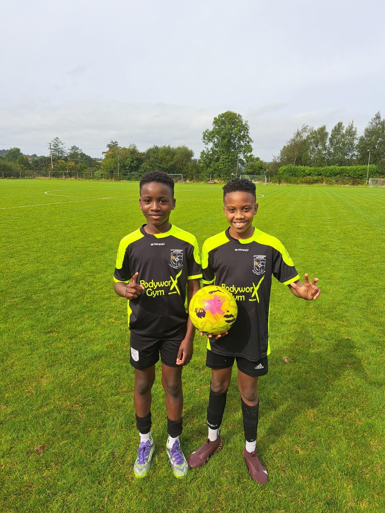 Photo of 2 players from the Letterkenny Rovers U14 team on 13th September 2026