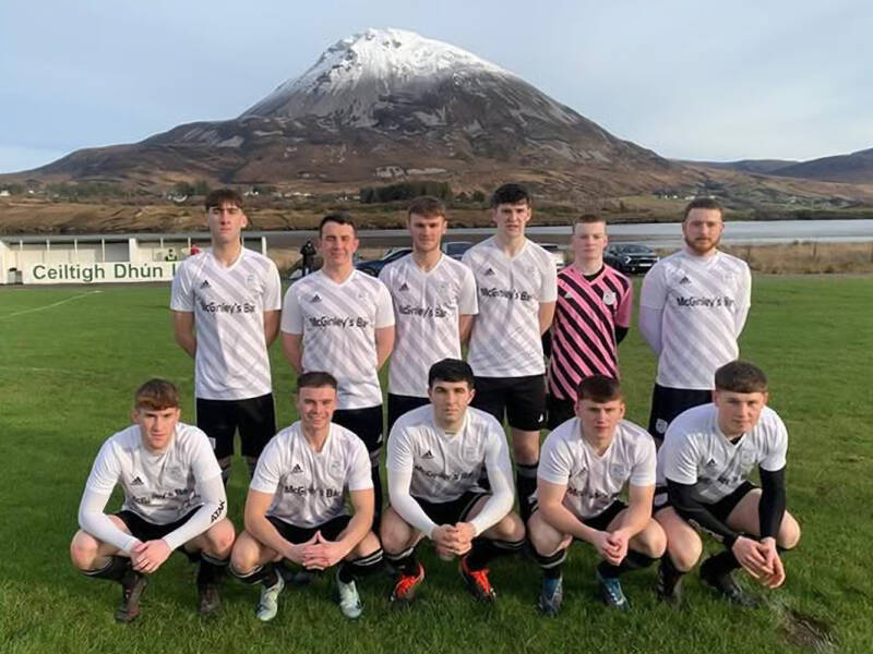 Letterkenny Rovers starting 11 against Dunlewy Celtic