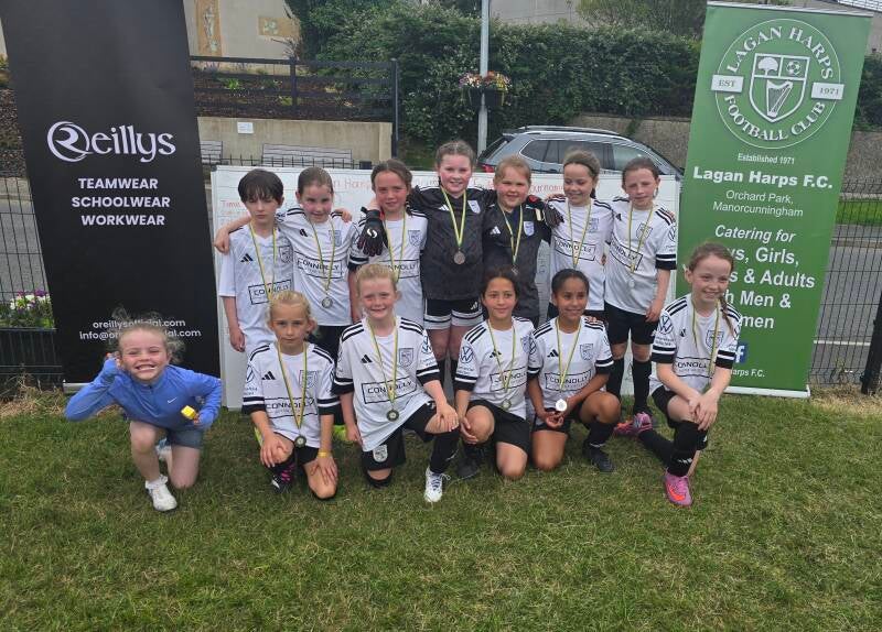 U9 Letterkenny Rovers girls team at Lagan cup 11th July 2026
