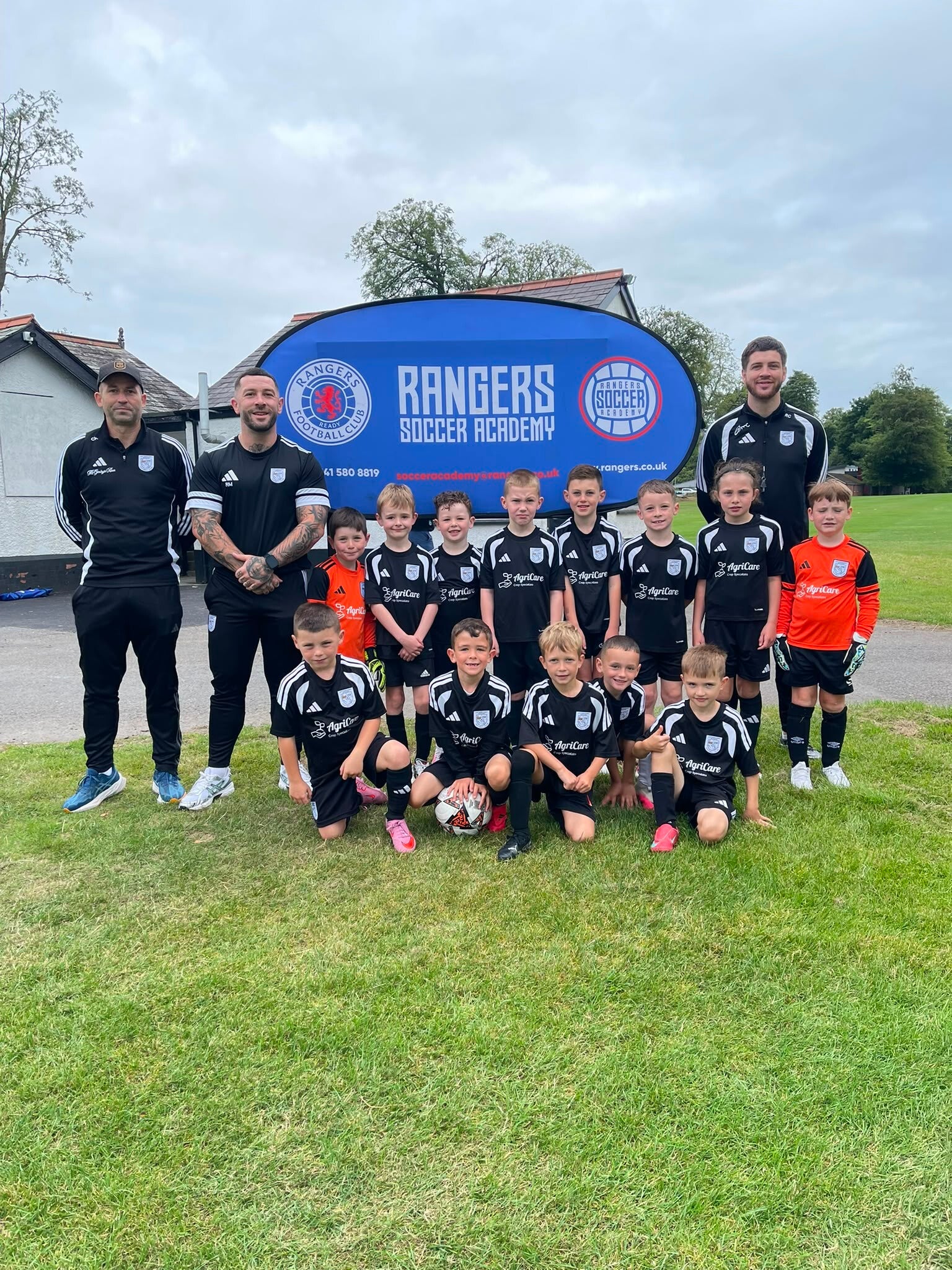 U7 team photo at Rangers Academy tournament  on 15th August 2026