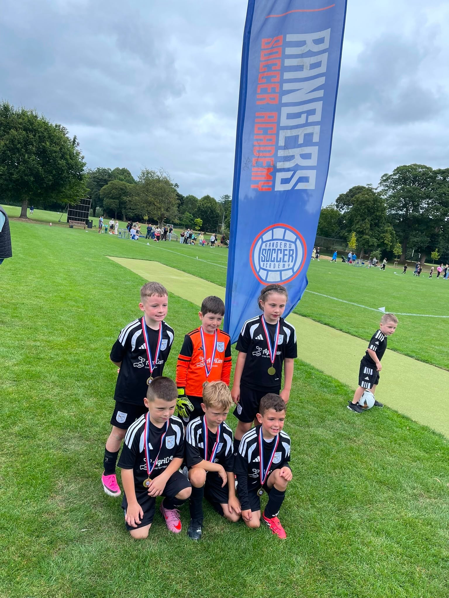 U7 team photo at Rangers Academy tournament  on 15th August 2026