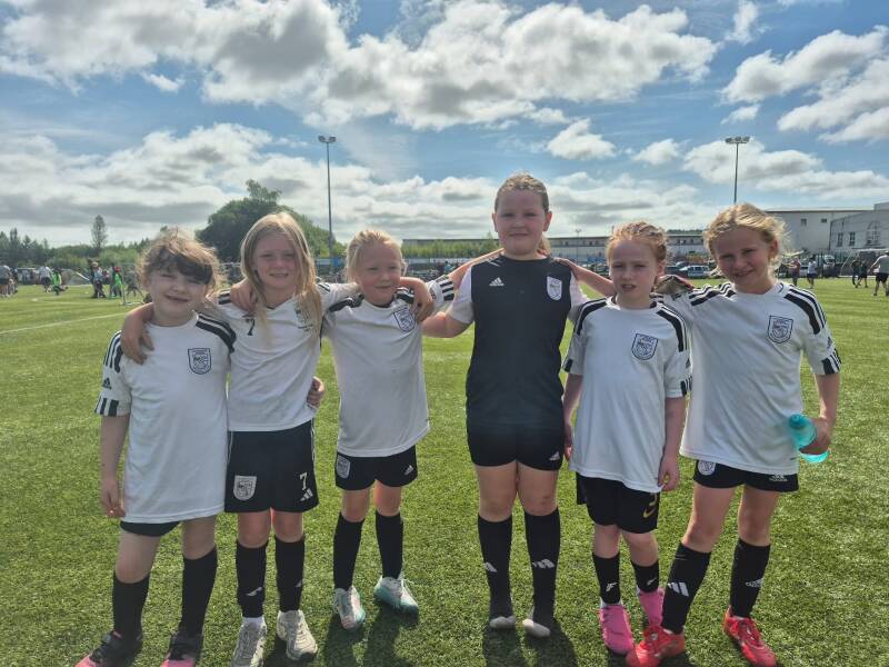 Letterkenny Rovers Girls at the U8 Girls blitz