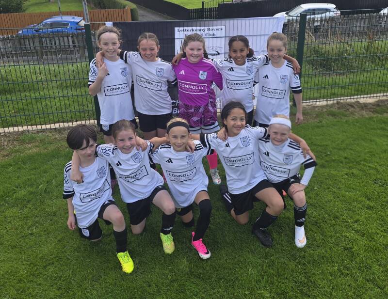 U9 Girls team photo on 15th august 2026