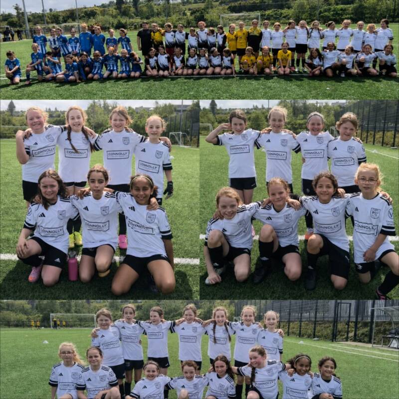 Collage of photos from U10 girls blitz  on 9th May 2026