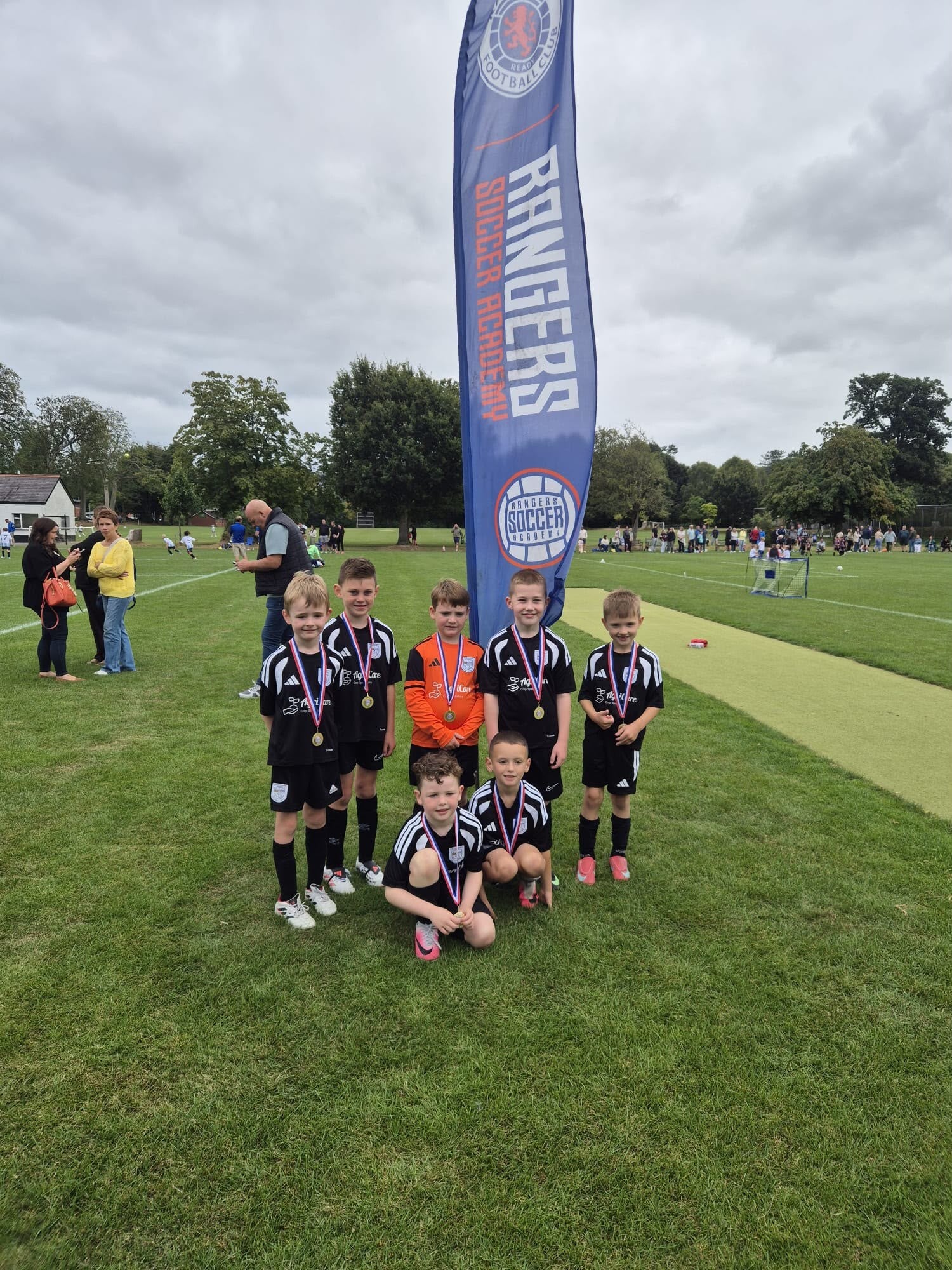 U7 team photo at Rangers Academy tournament  on 15th August 2026