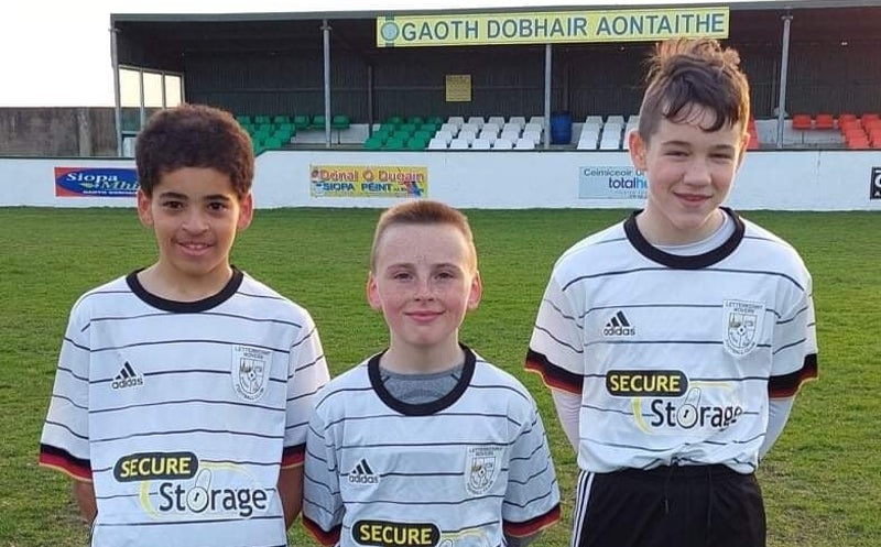 U12s Sean Gallagher, Martin Ward and Jack O'Donnell all from Letterkenny Rovers U12s stepped up to play for the U14s Premier side against Gweedore Utd. Rover won 9-3 with Sean Gallagher and Martin Ward both scoring on their debuts.