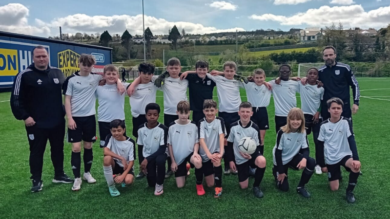 U12 Letterkenny Rovers pictured at Leckview Astro