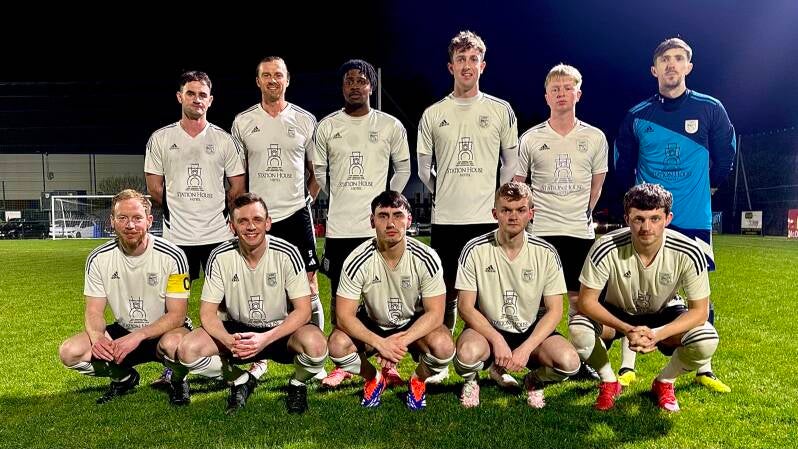 Letterkenny Rovers starting 11 that defeated St. Catherines 3-1 on 20th March 2025