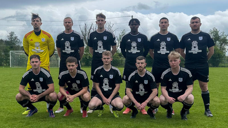 Picture of the starting 11 in the semi final of the Brian McCormick cup.