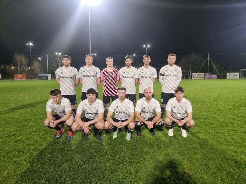 Letterkenny Rovers starting 11  against Castlefin Celtic 7th March