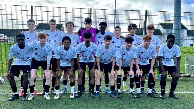 Letterkenny Rovers side that took on Pike Rovers in the SFAI Cup round of 30 on 22nd February 2026