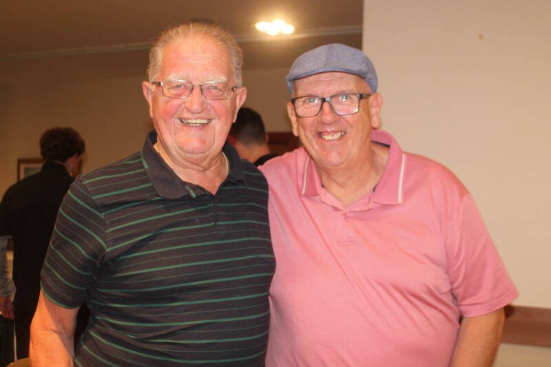 John Blake and Michael Blake at the Letterkenny Rovers FAI National League launch night