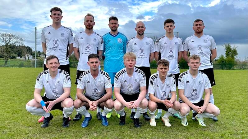 Letterkenny Rovers starting 11 for the Ulster Junior Cup on the 27th April 2024