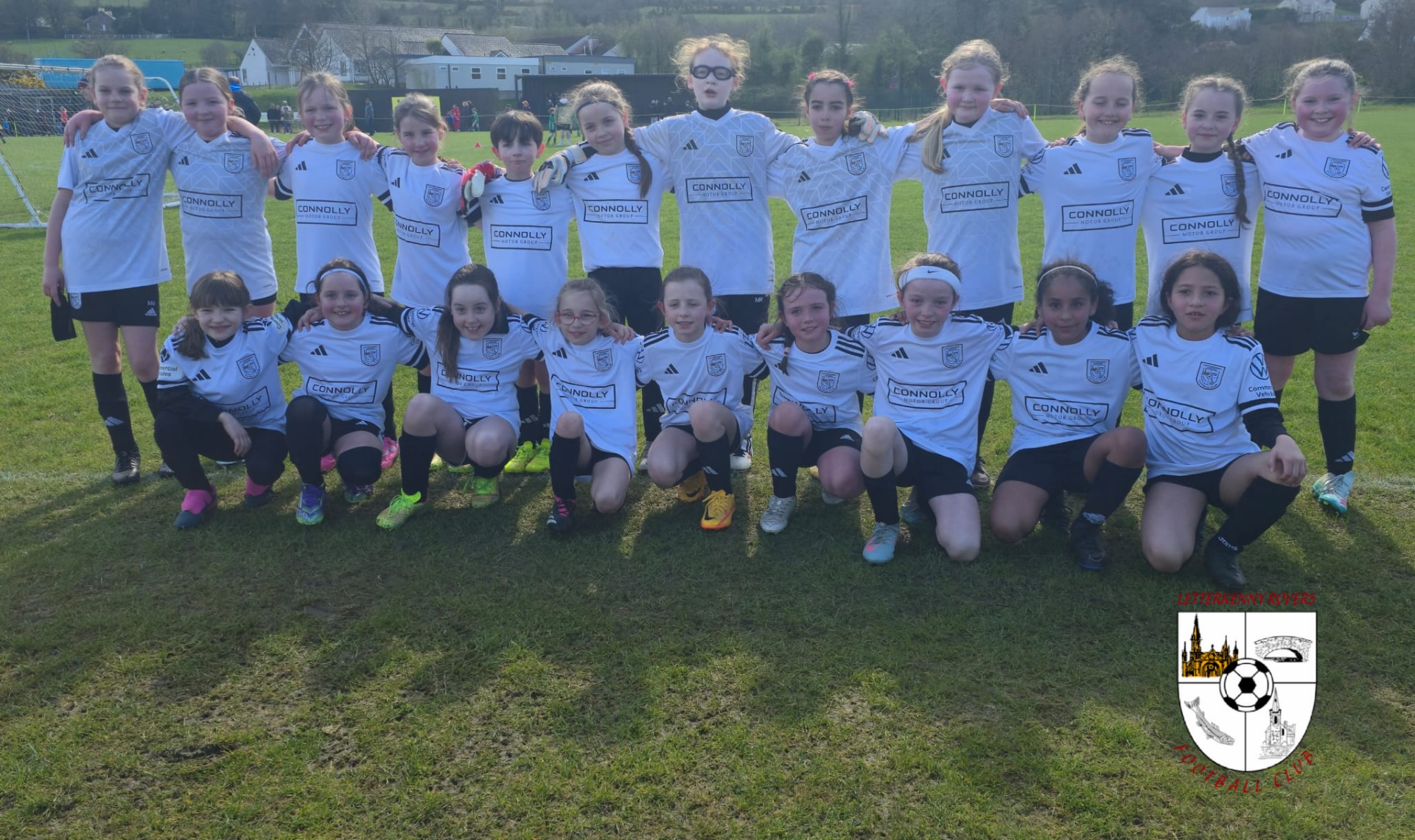 U10 Girls enjoying a morning of blitzes at Illistrin