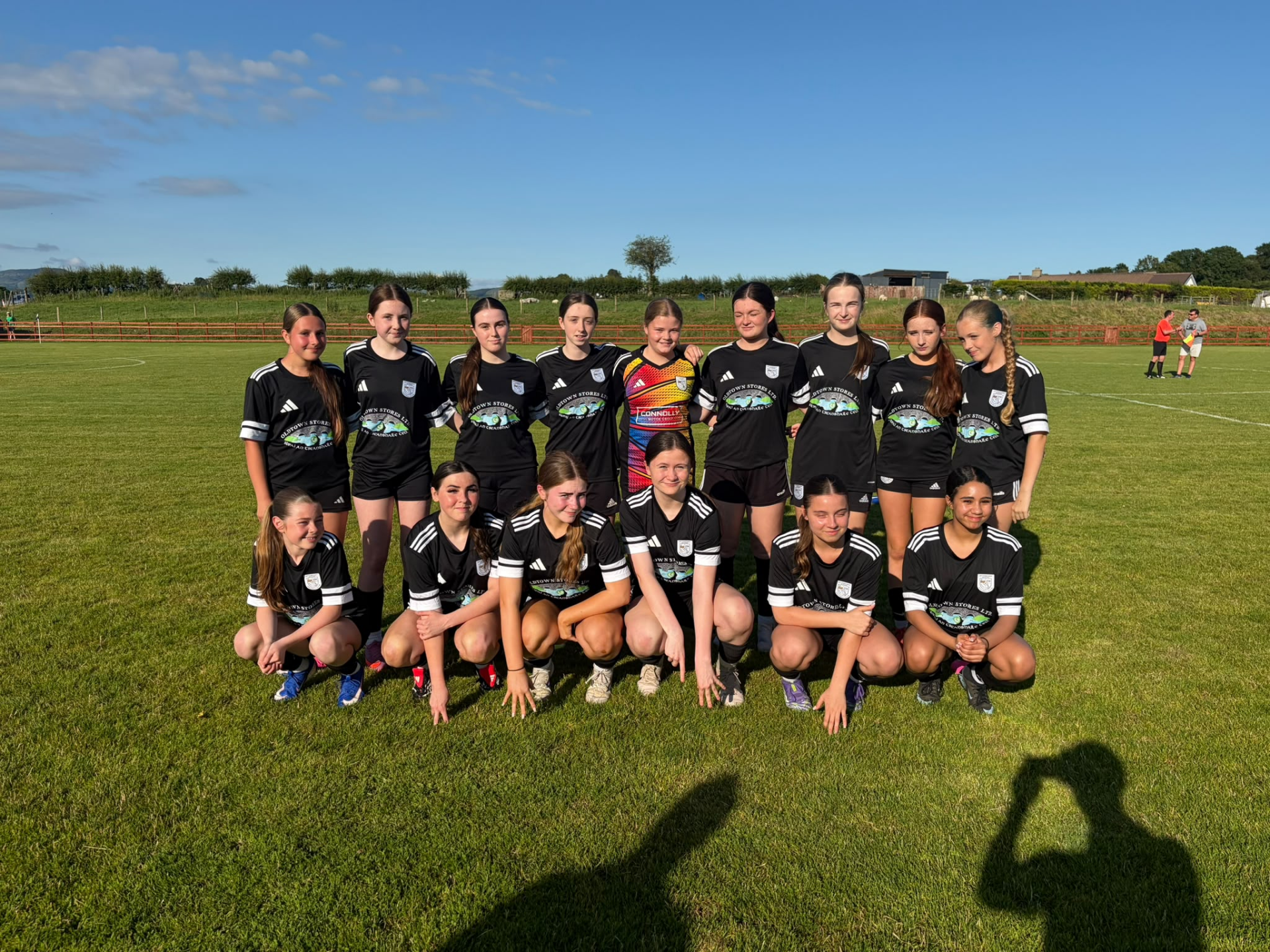 U16 Letterkenny Rovers Girls Team photo on 8th July 2026