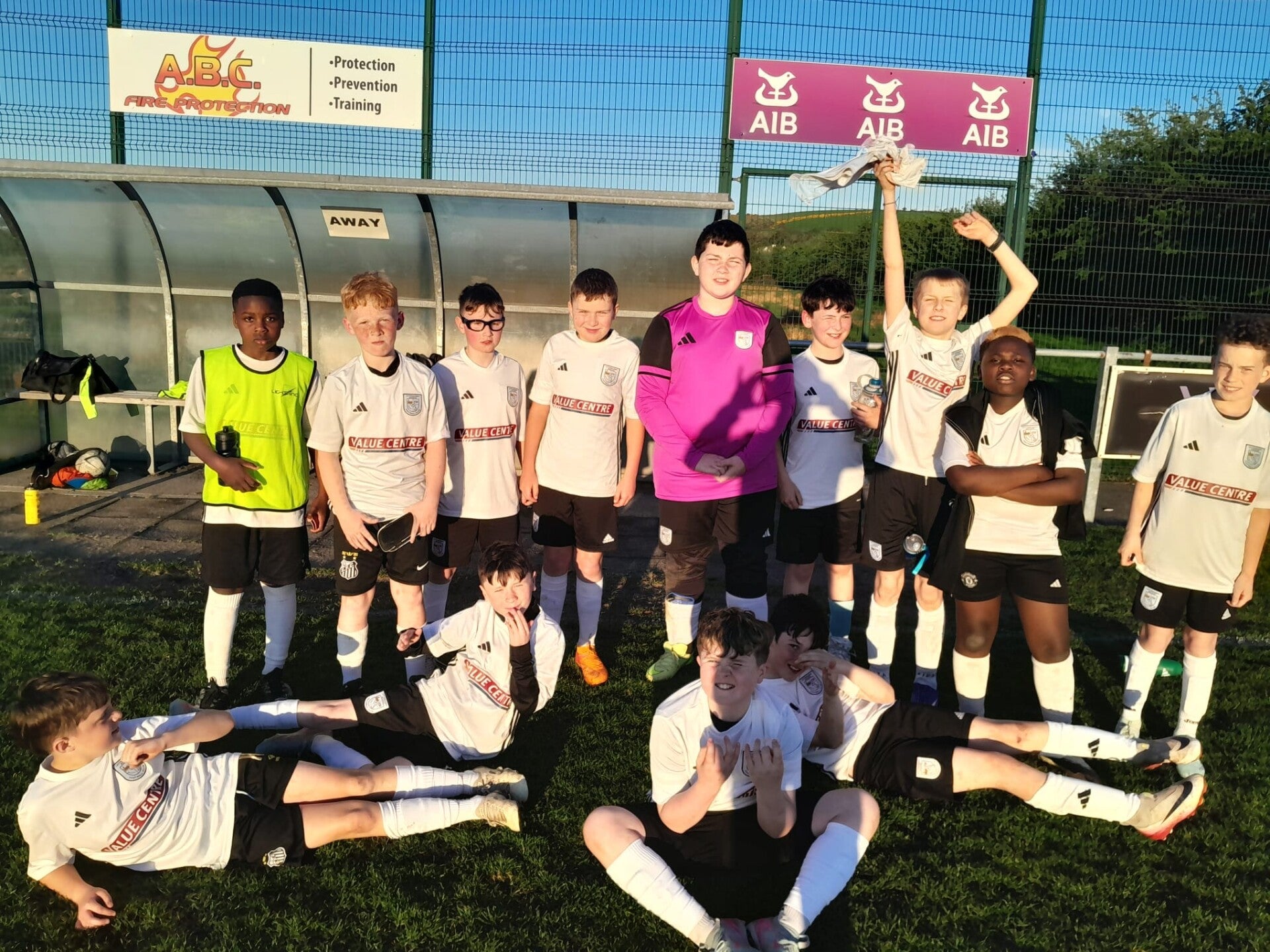 Letterkenny Athletic U12s team photo after winning 4-1 against Bonagee 29th April 2026
