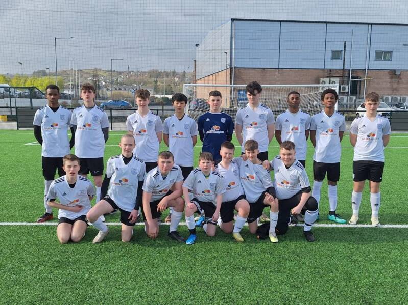 Getting off to a good start in the U16 first division league cup pictured is the Team