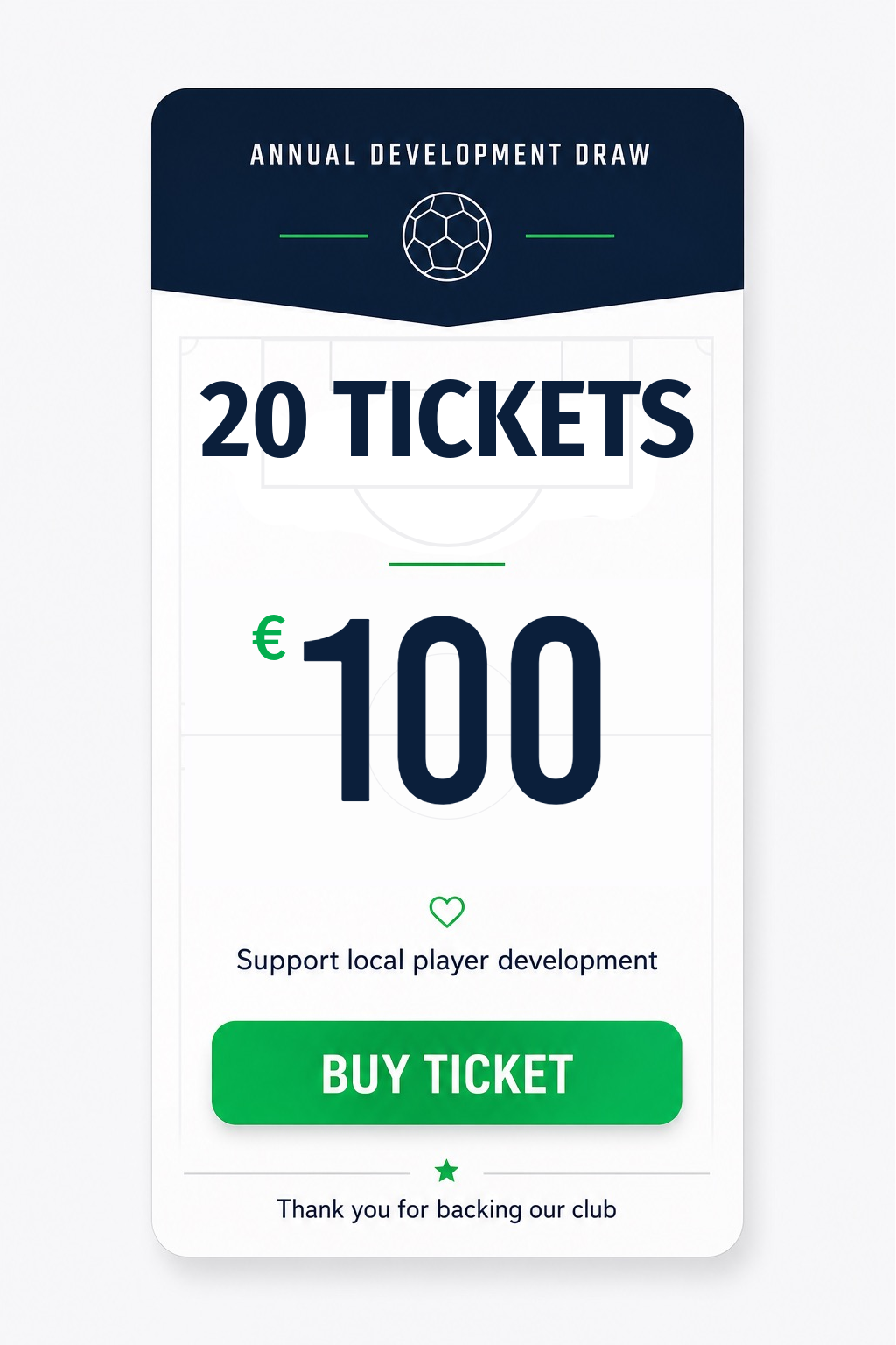 Annual Draw 20 Ticket Option