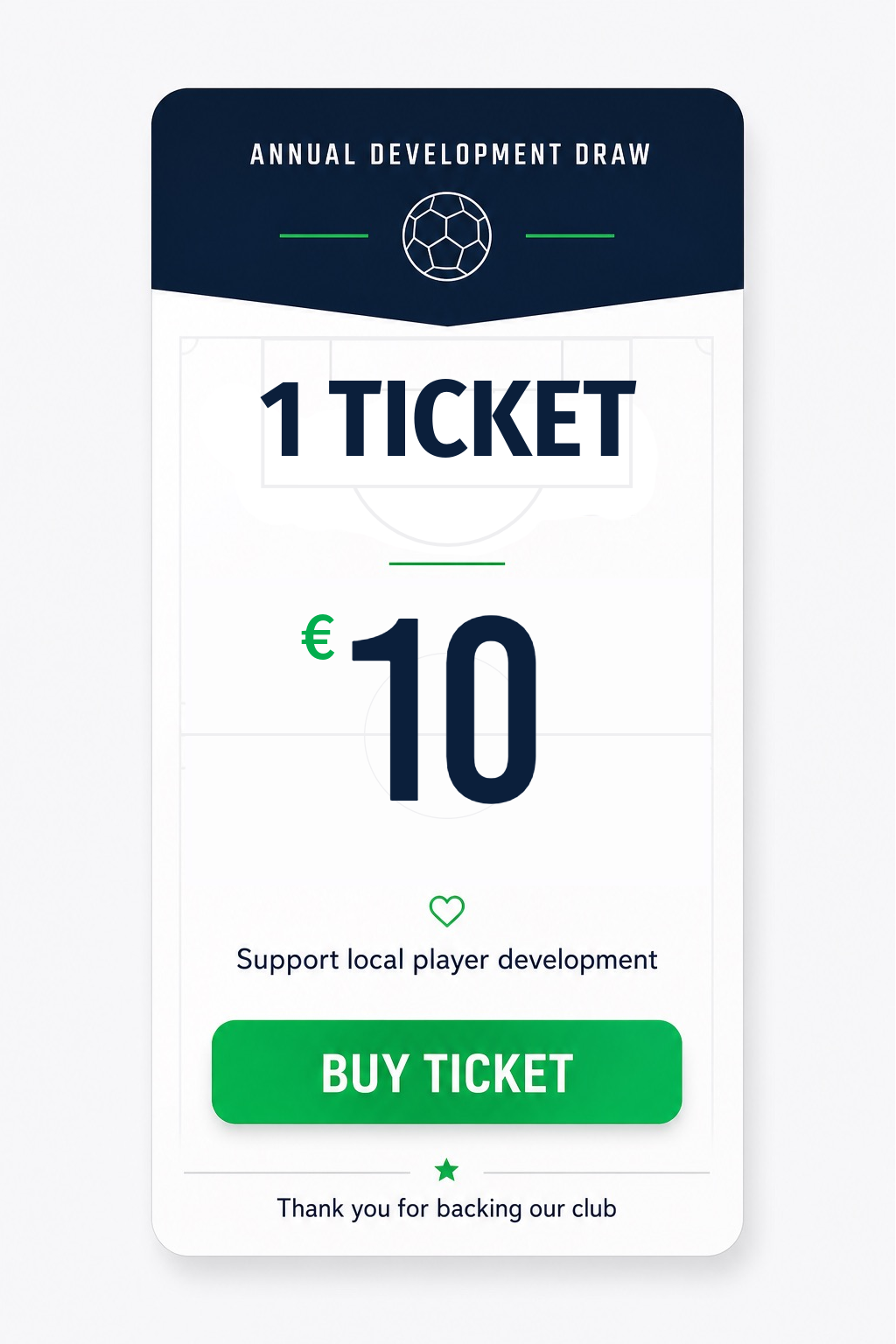 Annual Draw 1 Ticket Option