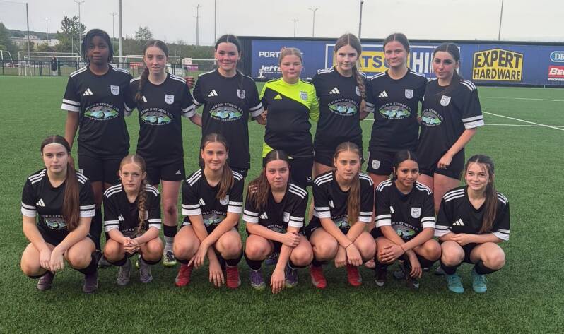 U16 Letterkenny Rovers Girls team phtoto
