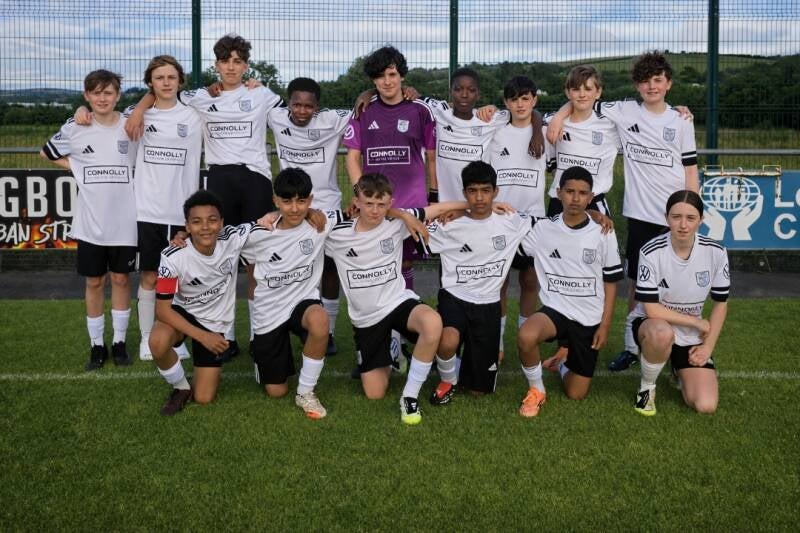 U14 Letterkenny Crusaders team photo on 23rd June 2026