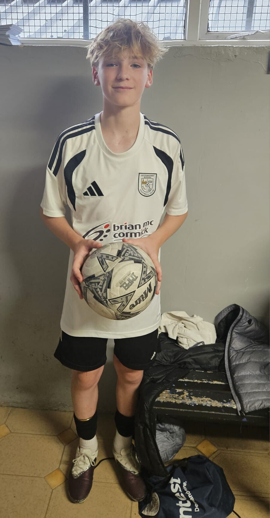 Jake Bonner player of the match for U14 Letterkenny Rovers 11th July 2026