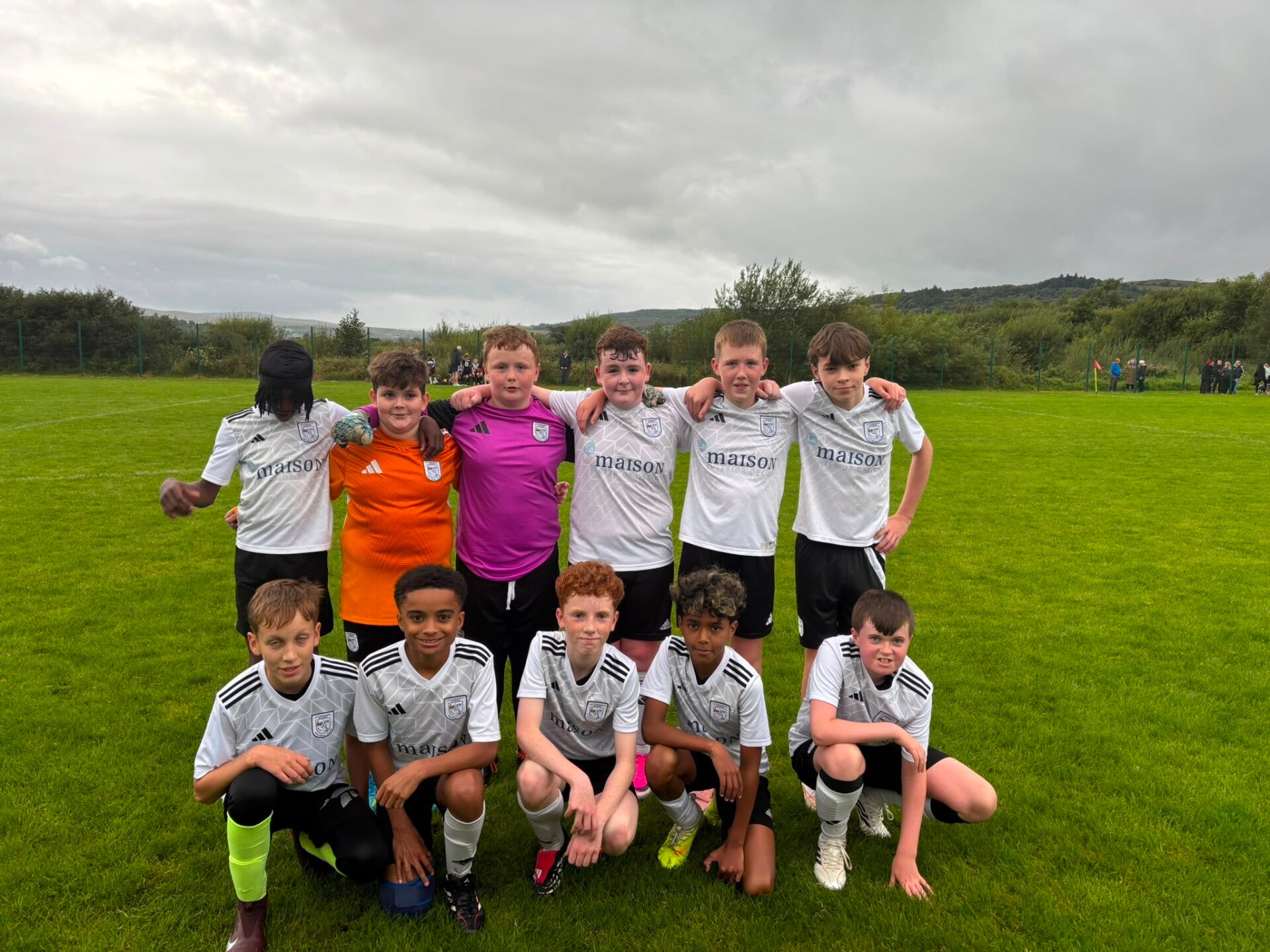 U12 Letterkenny United team photo at their game against Ballyraine.