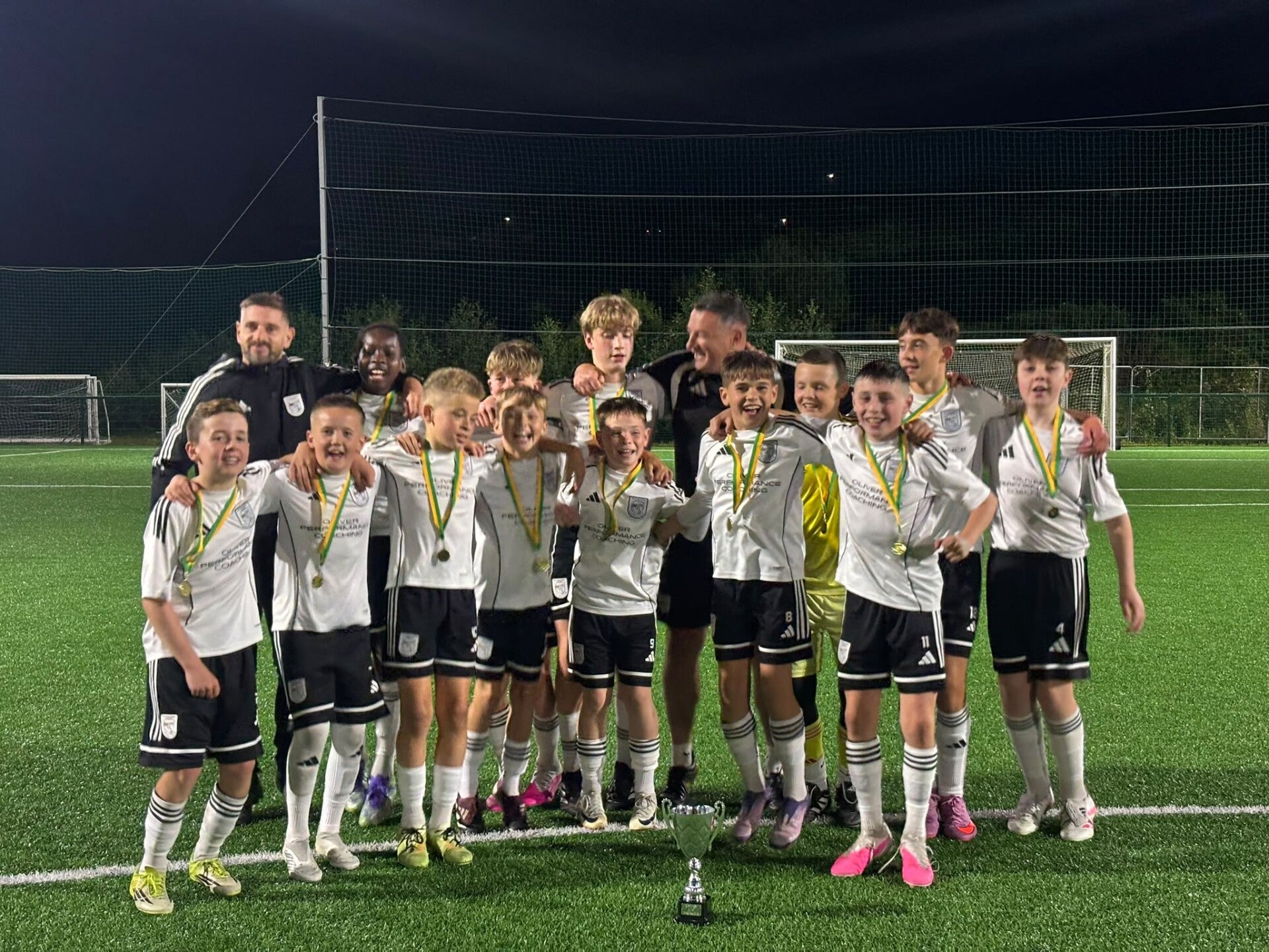 U12 Letterkenny Rovers team celebrate winning the U12 Premier Division title