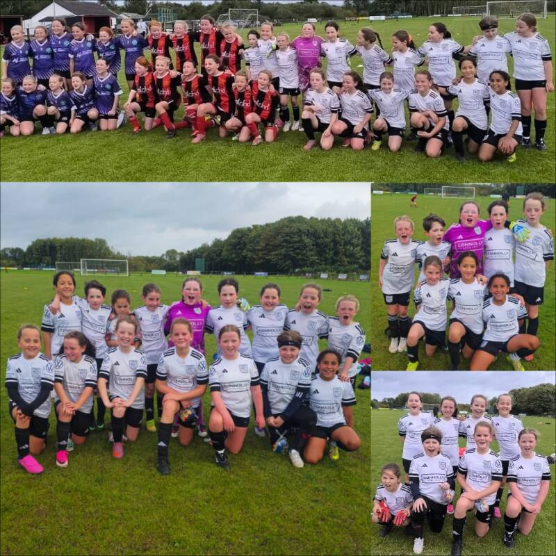 Rovers girls enjoying a blitz at Kildrum Tigers on 19th sept 2026