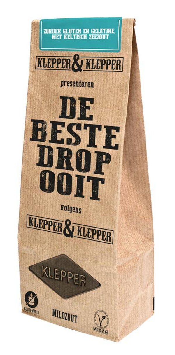 Klepper & Klepper drop mild zout 200 gram