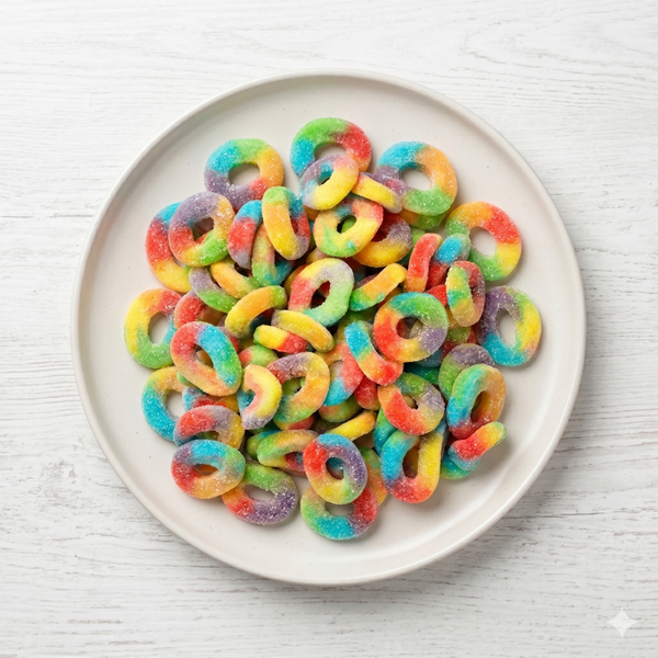 Dulceplus Zure gekleurde ringen