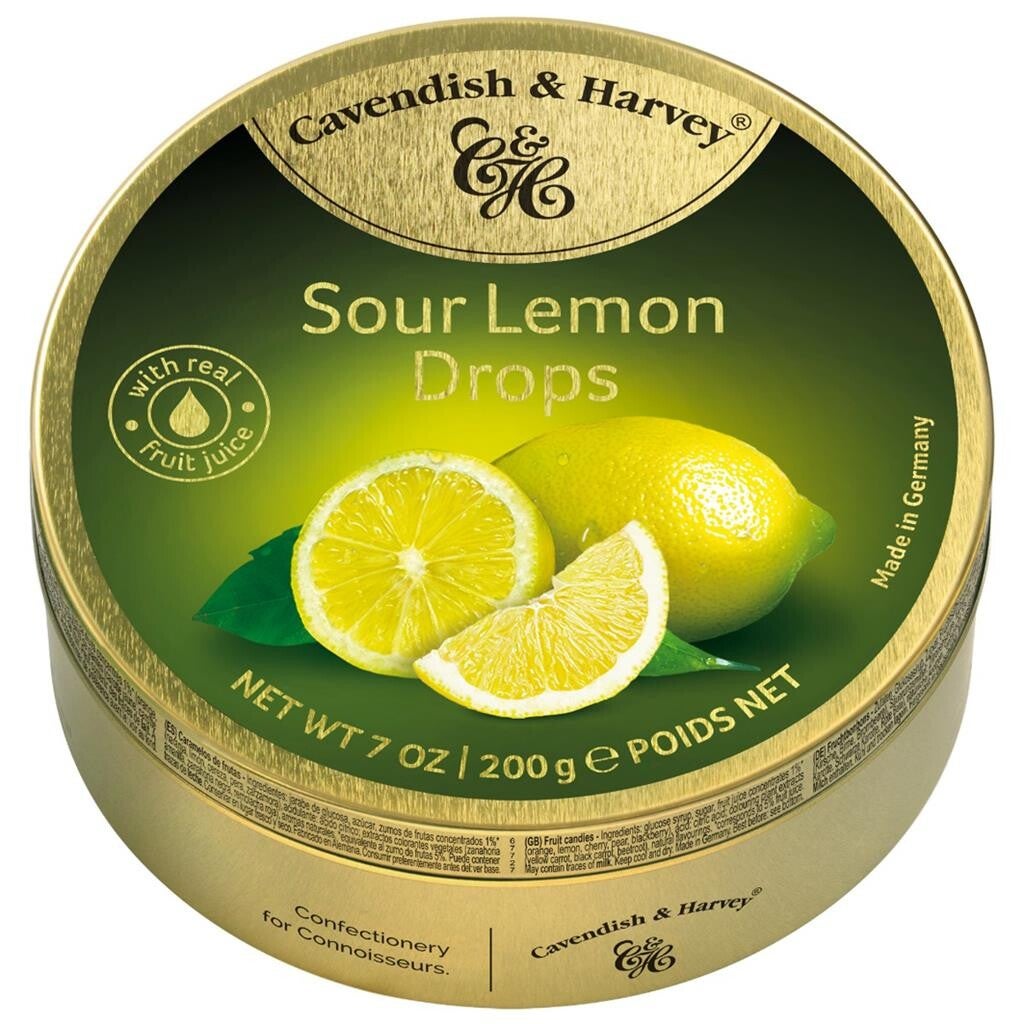Cavendish & Harvey Lemon drops 200 gram