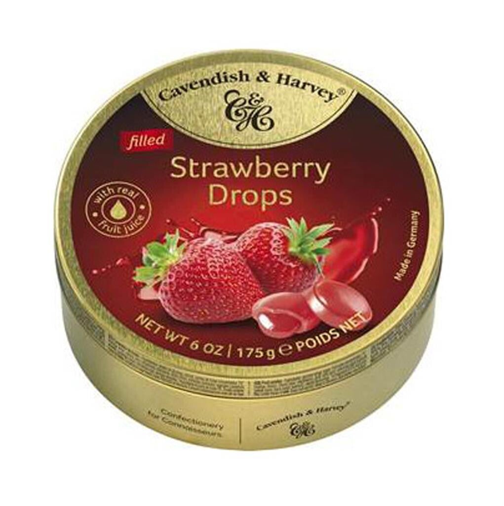 Cavendish & Harvey strawberry drops 175 gram