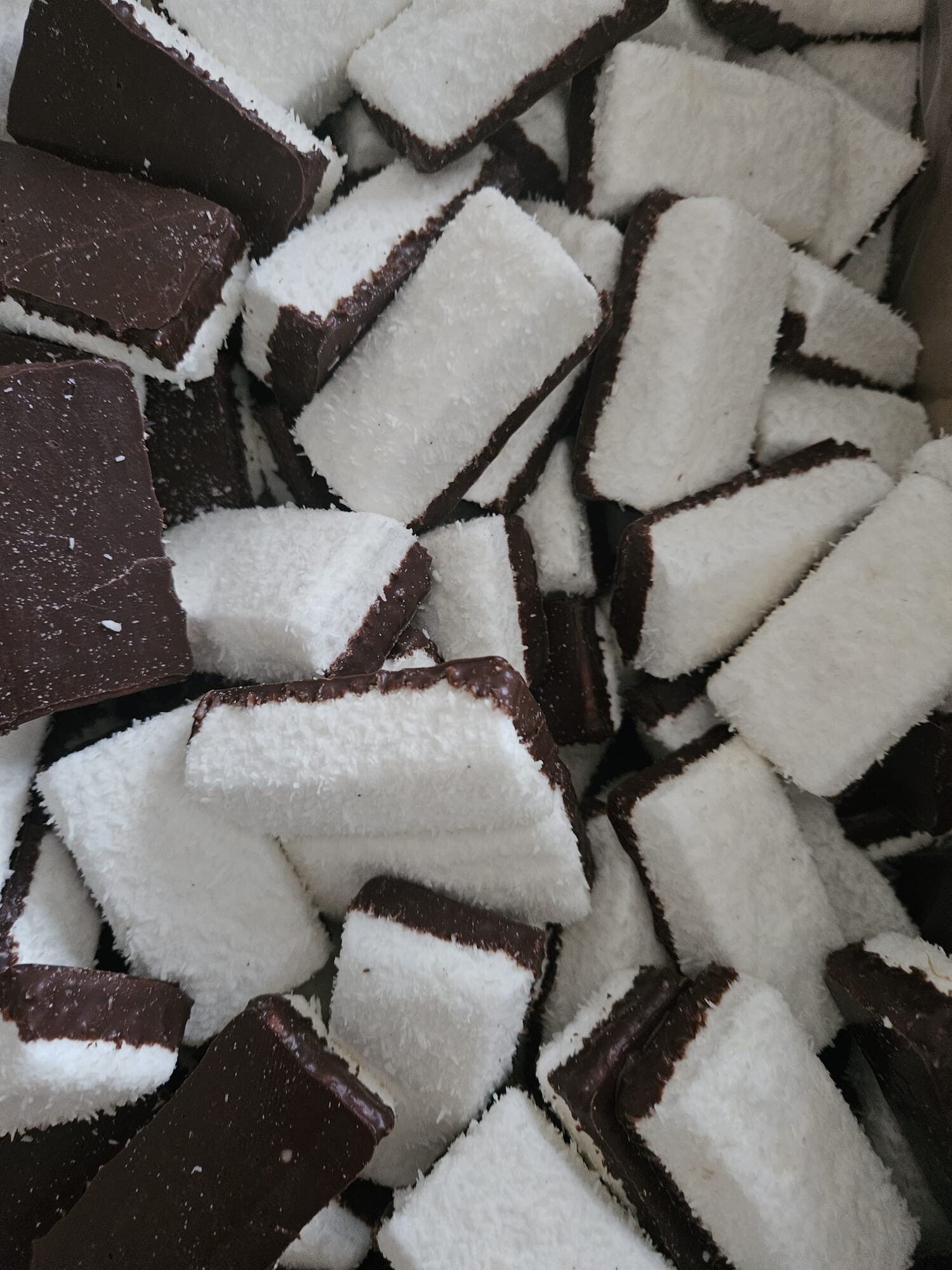 Kokos spekken met Chocolade