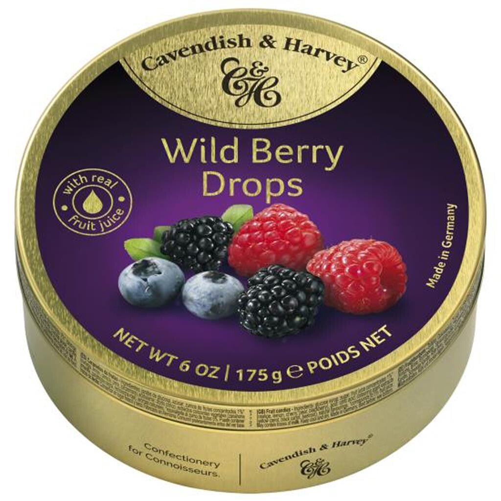 Cavendish & Harvey Wild Berry drops 175 gram