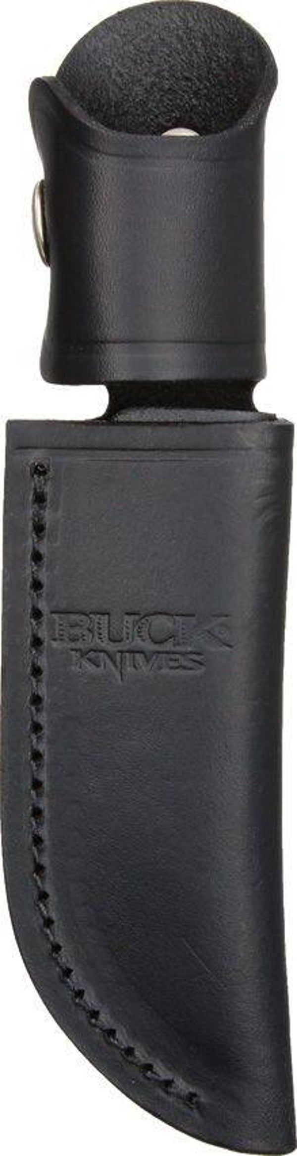 Buck Belt Sheath Black Leather