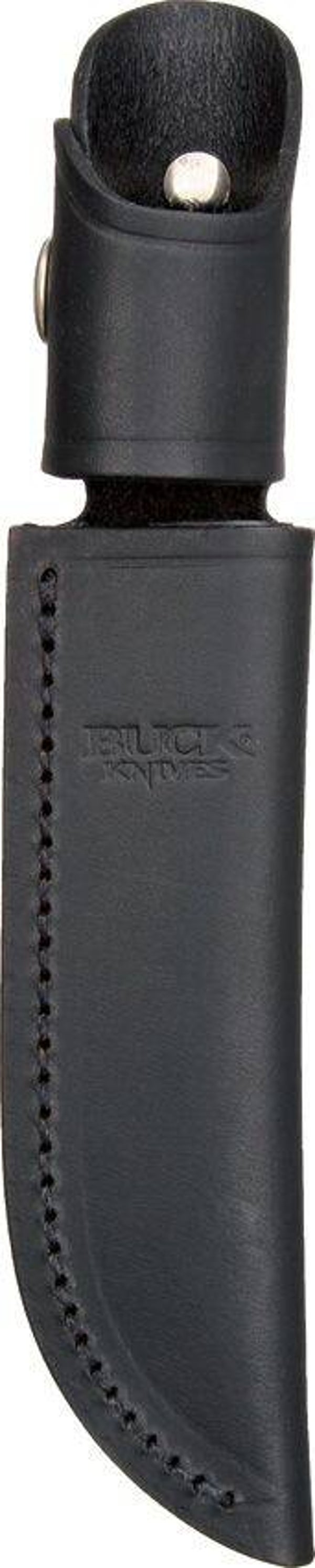 Buck Belt Sheath Black Leather