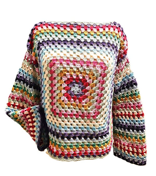 Baumwollpullover "Farbenrausch"