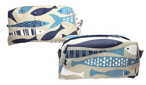 Mit dem Kulturbeutel „Leonardo“ bringst Du ein kleines Aquarium ins Bad