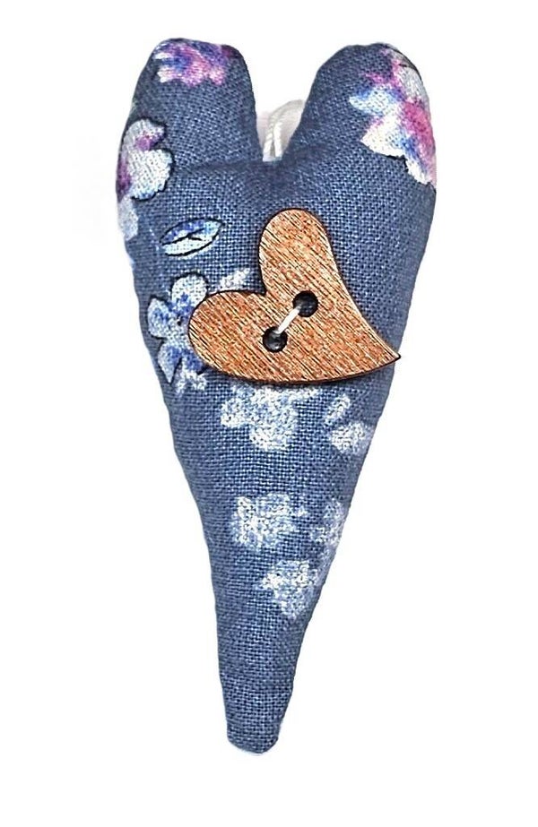 Herz 26 mit Holzherz und Bändchen zum Aufhängen