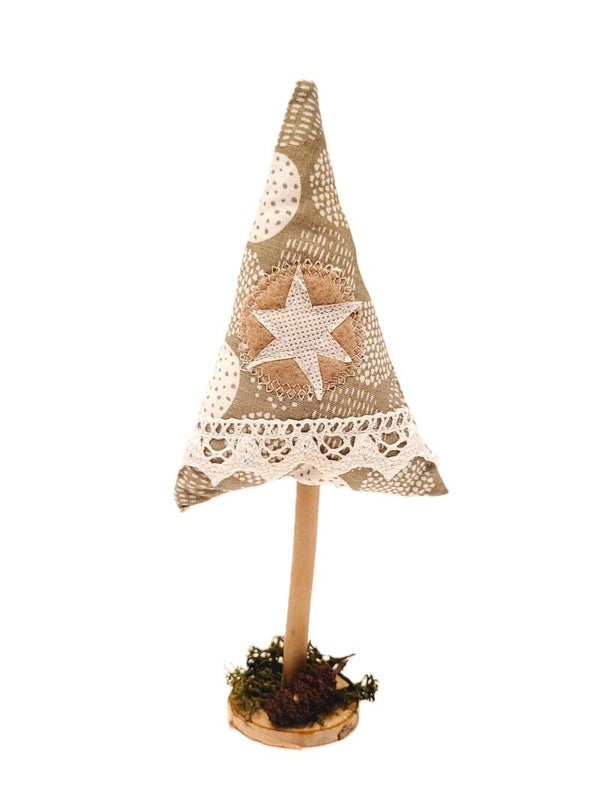 Handgearbeiteter Weihnachtsbaum, "klein"  Bk8