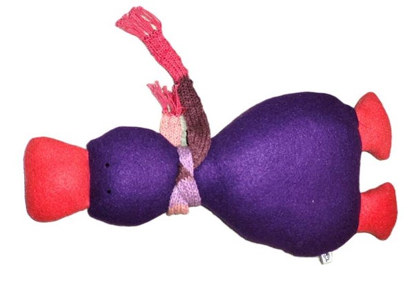 Alle meine Entchen in lila mit pink 3