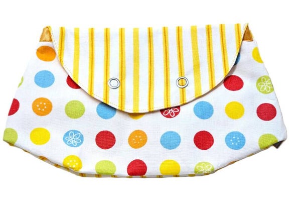 Kosmetiktäschchen "Rayures et points G"