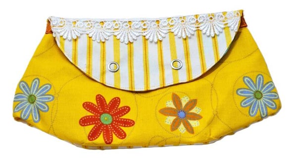 Stoffbeutel "Blumenstreifen"