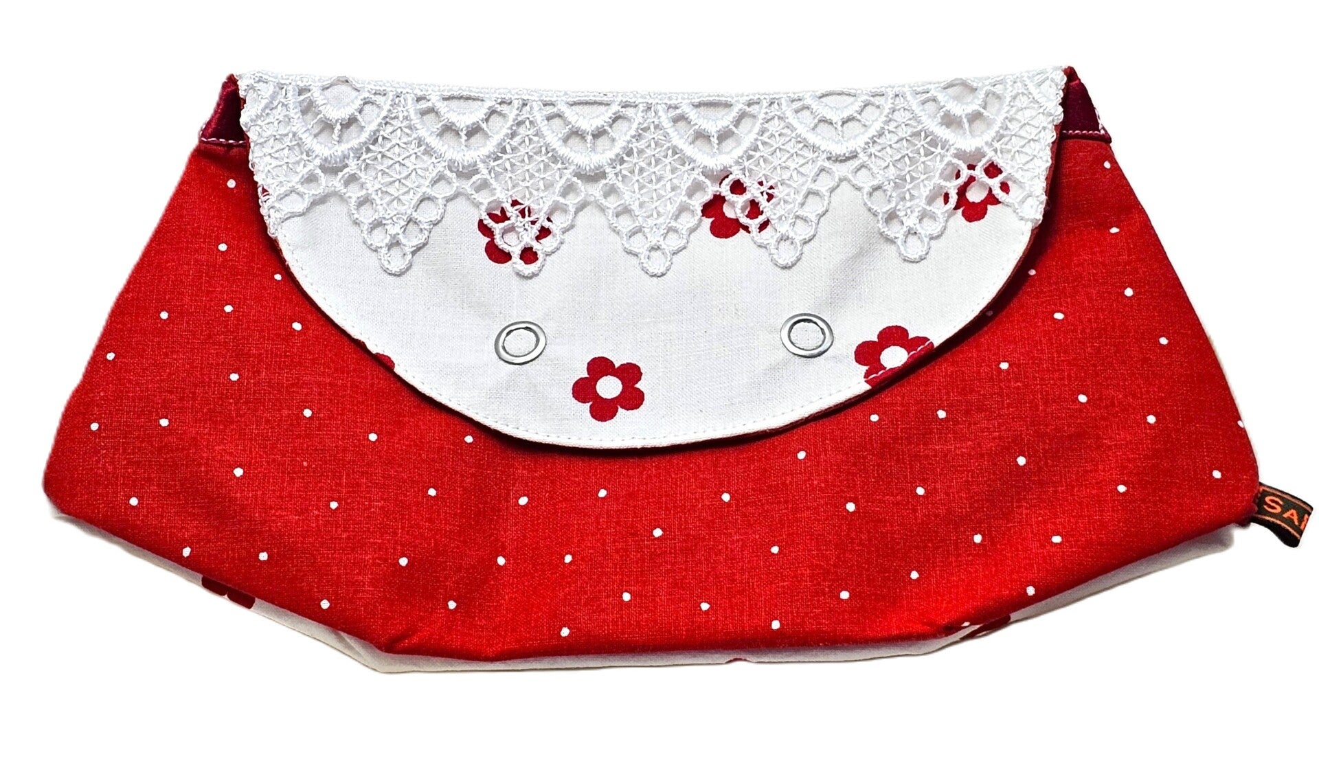 Stoffbeutel "Fleurs rouges"