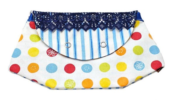 Stoffbeutel "Points colorés"